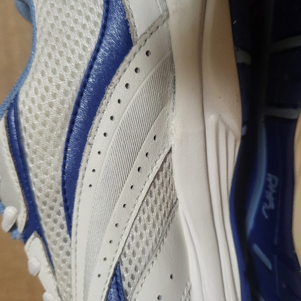 Ryka Stroll White/Blue Sneakers Women Size 8 - Picture 12 of 12